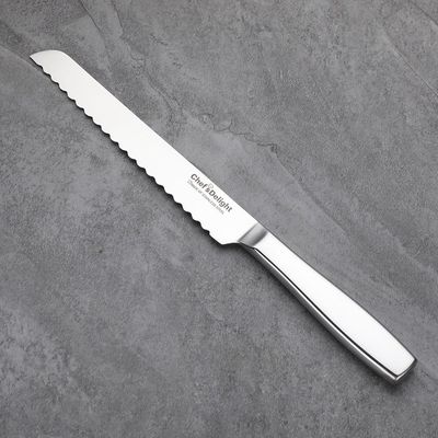 Chef's Delight Celina Pro Bread Knife 8 Inch Shinny Silver