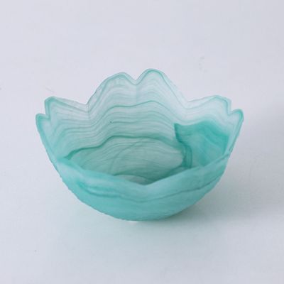 Youthful Bite Glass Bowl Green 15X15X6.5Cm