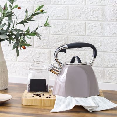 Chef's Delight Stainless Steel Whistling Kettle 2.7L Grey