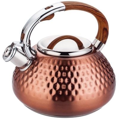 Chef's Delight Stainless Steel Whistling Kettle 3L Dark Copper