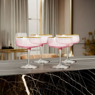 Youthfulbite 4-Piece Coupe Glass Set 230Ml