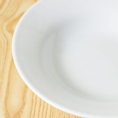 Horeca Porcelain Soup Plate - White - 22 CM