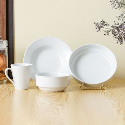 Horeca Porcelain Soup Plate - White - 22 CM