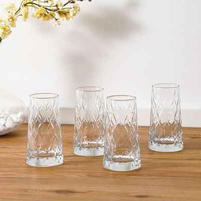 Pasabahce Leafy Tumbler 450Cc 4Pc St Gb