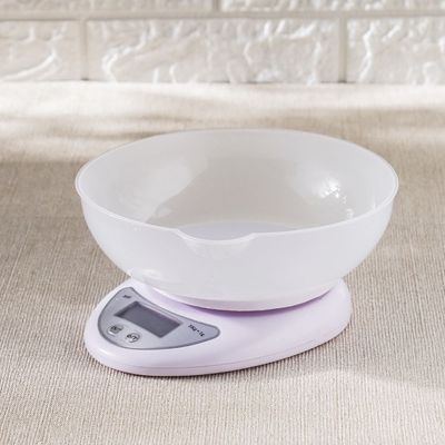 Chef's Delight Kitchen Scale With Bowl Capacity: 5Kg ,Adaptive Power:2Xaaa