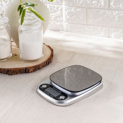 Chef's Delight Kitchen Scale ,Capacity: 5Kg , Adaptive Power: 2Xaaa 21X16X2.8 Cm