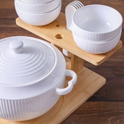 Princess 15-Pc Soup Set - White - 31.5x27x27 cm