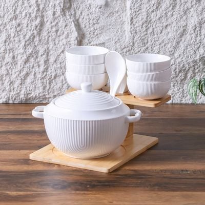 Princess 15-Pc Soup Set - White - 31.5x27x27 cm