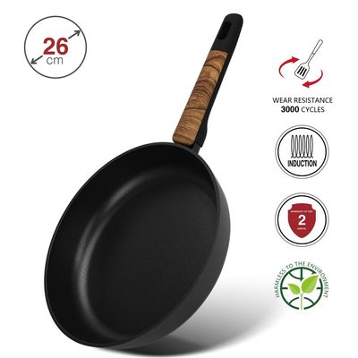 Fissman Frying Pan Feorella 26X5.5Cm With Induction Bottom (Aluminium With Non-Stick Coating)