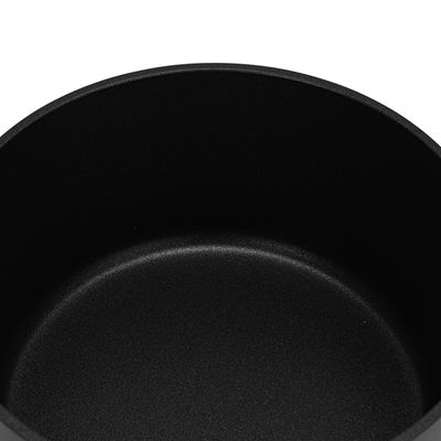 Fissman Sauce Pan Feorella 16X8.5Cm/1.45 Ltr With Glass Lid With Induction Bottom (Aluminium With Non-Stick Coating)