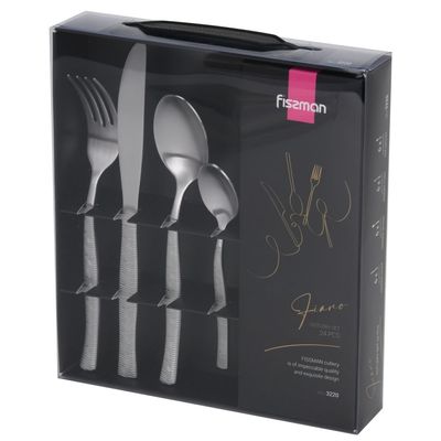 Fissman 24-Piece Cutlery Set Iano Series Stainless Steel