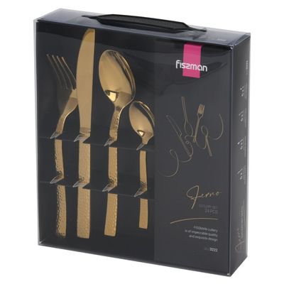 Fissman 24-Piece Cutlery Set Erno Series Stainless Steel