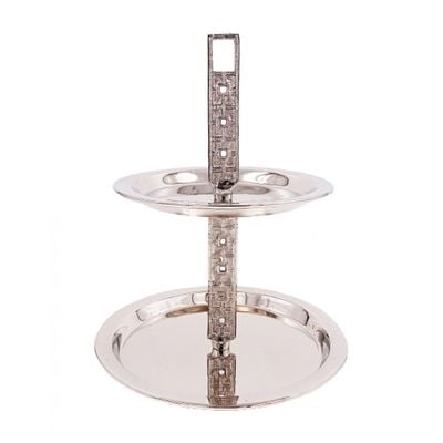 Avalon Cake Stand 25X25X30 Cm Nickel