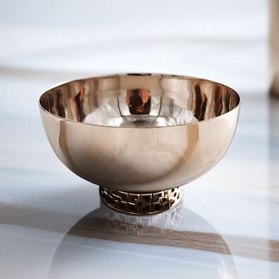 Avalon Bowl 25X25X15 Cm Nickel