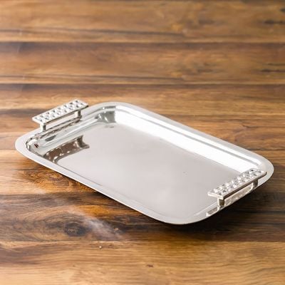 Avalon Tray 42X27X5.5 Cm Nickel