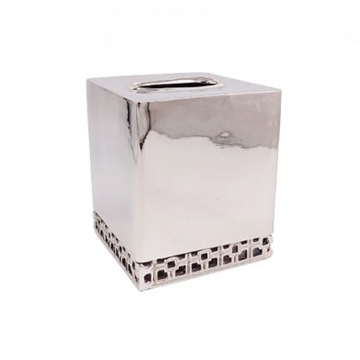 Avalon Tissue Box 13X13X15 Cm Nickel