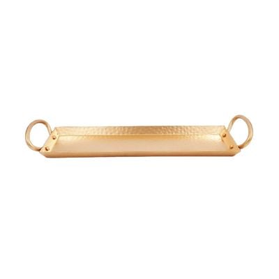 Avalon Rectangle Tray 40X11X5 Cm Gold