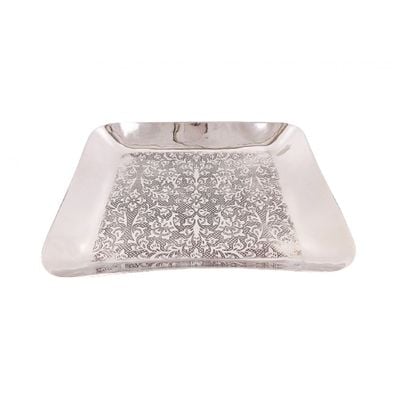 Avalon Tray 33X33X4 Cm Nickel