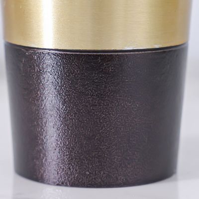 Avalon Glass 8X8X10 Cm Gold,Bronze