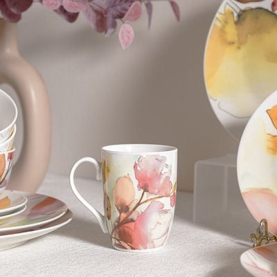 Youthful Bite 16-Piece New Bone China Dinner Set -Serves 4