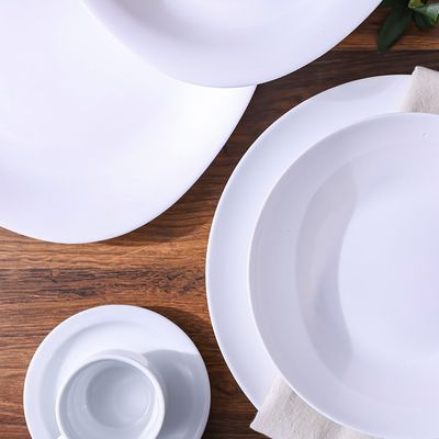 Essential Round Opal Dinner Plate White 27Cm