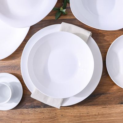 Essential Round Opal Dinner Plate White 27Cm
