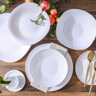 Essential Round Opal Dinner Plate White 27Cm