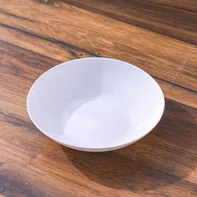 Essential Round Opal Soup Plate White 21Cm