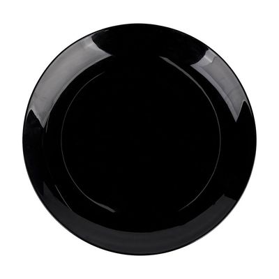 Essential Round Opal Dinner Plate Black 27Cm