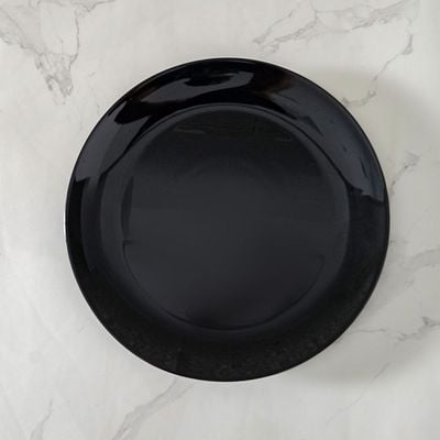 Essential Round Opal Dinner Plate Black 27Cm