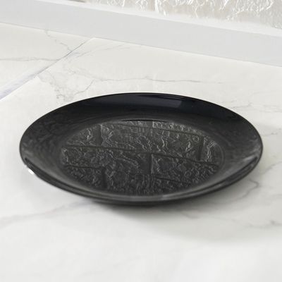 Essential Round Opal Dinner Plate Black 27Cm