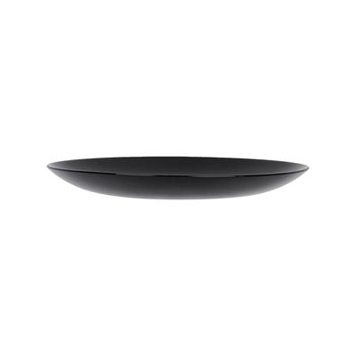 Essential Round Opal Side Plate Black 19Cm