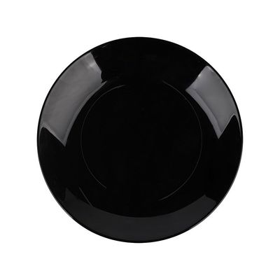 Essential Round Opal Side Plate Black 19Cm