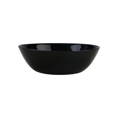 Essential Round Opal Cereal Bowl Black 16Cm