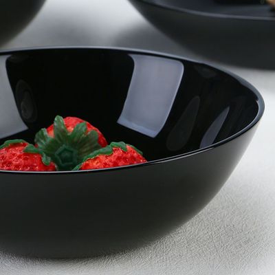 Essential Round Opal Cereal Bowl Black 16Cm