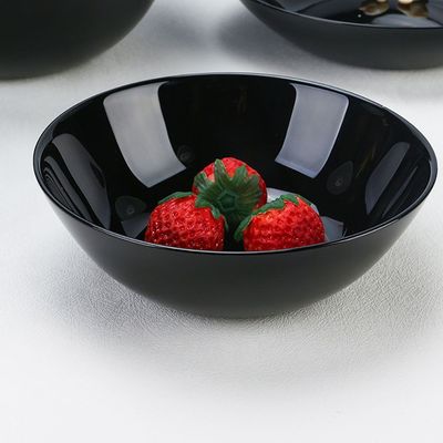 Essential Round Opal Cereal Bowl Black 16Cm