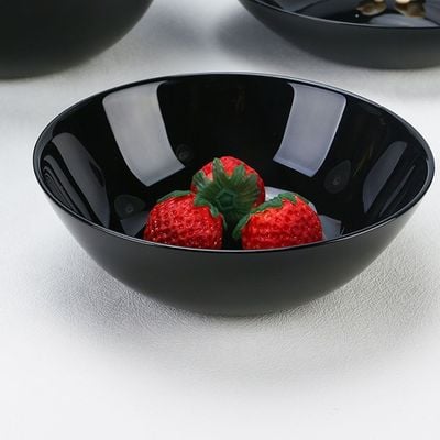 Essential Round Opal Cereal Bowl Black 16Cm