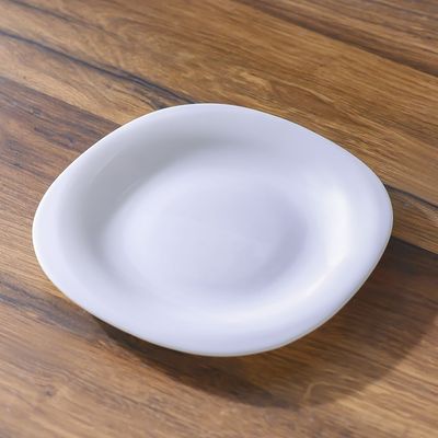 Essential Square Opal Side Plate White 22Cm