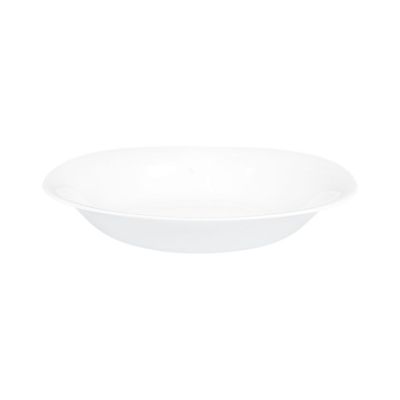 Essential Square Opal Soup Plate White 23Cm