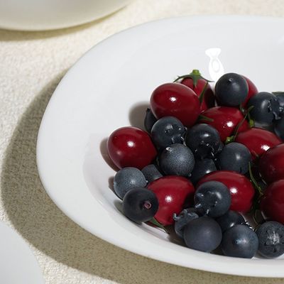 Essential Square Opal Soup Plate White 23Cm