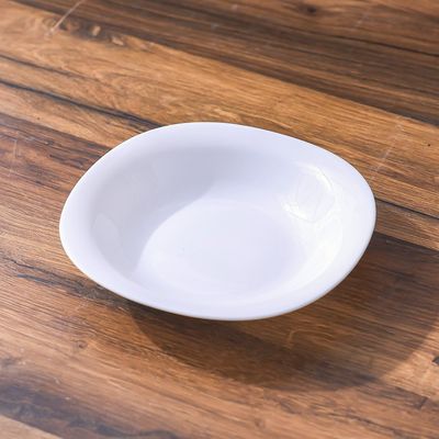 Essential Square Opal Soup Plate White 23Cm