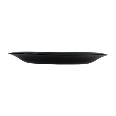 Essential Square Opal Dinner Plate Black 28Cm