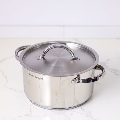 Chef's Delight Stainless Steel Casserole With Lid 20CM