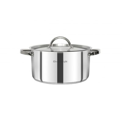 Chef's Delight Stainless Steel Casserole With Lid 20CM