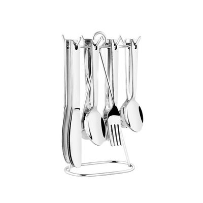 Chef's Delight Impressa 24-Piece Cutlery Set With Stand - Serves 6