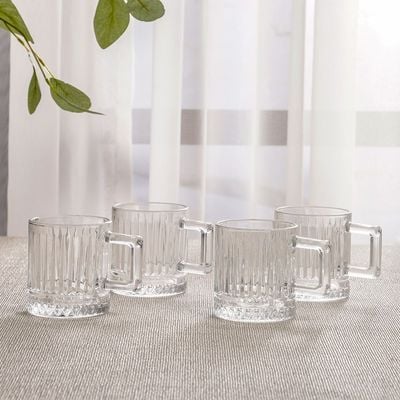 Minetta 4-Piece Glass Mug 200ml