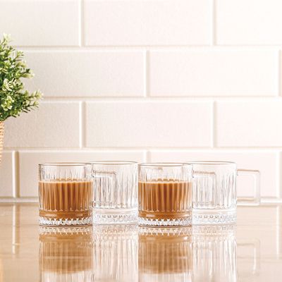 Minetta 4-Piece Glass Mug 200ml