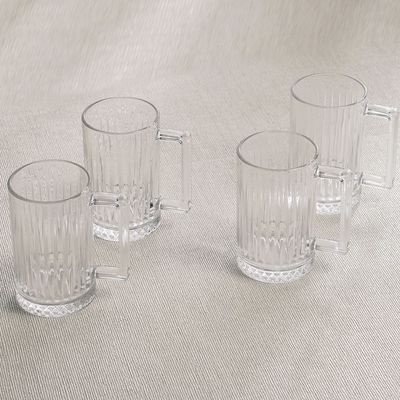 Minetta 4-Piece Glass Mug,300ml