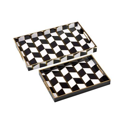 Elizabeth 2-Piece Serving Tray -45.4X29.5X4CM,35X25X4CM