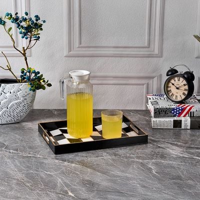 Elizabeth 2-Piece Serving Tray -45.4X29.5X4CM,35X25X4CM